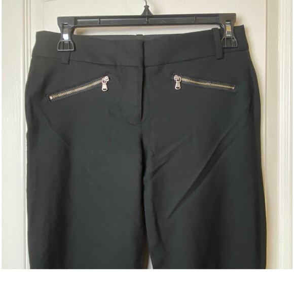 J. Crew Factory Women’s Black Wool Blend Front Zipper Pocket Dress Pants Size 0 - Picture 4 of 6